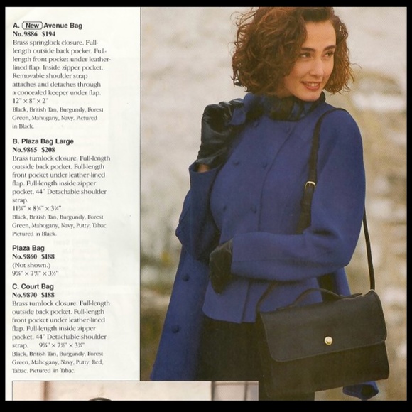 Coach Avenue Bag Crossbody Portfolio Brief #9886 British Tan Leather Vintage - Picture 14 of 14